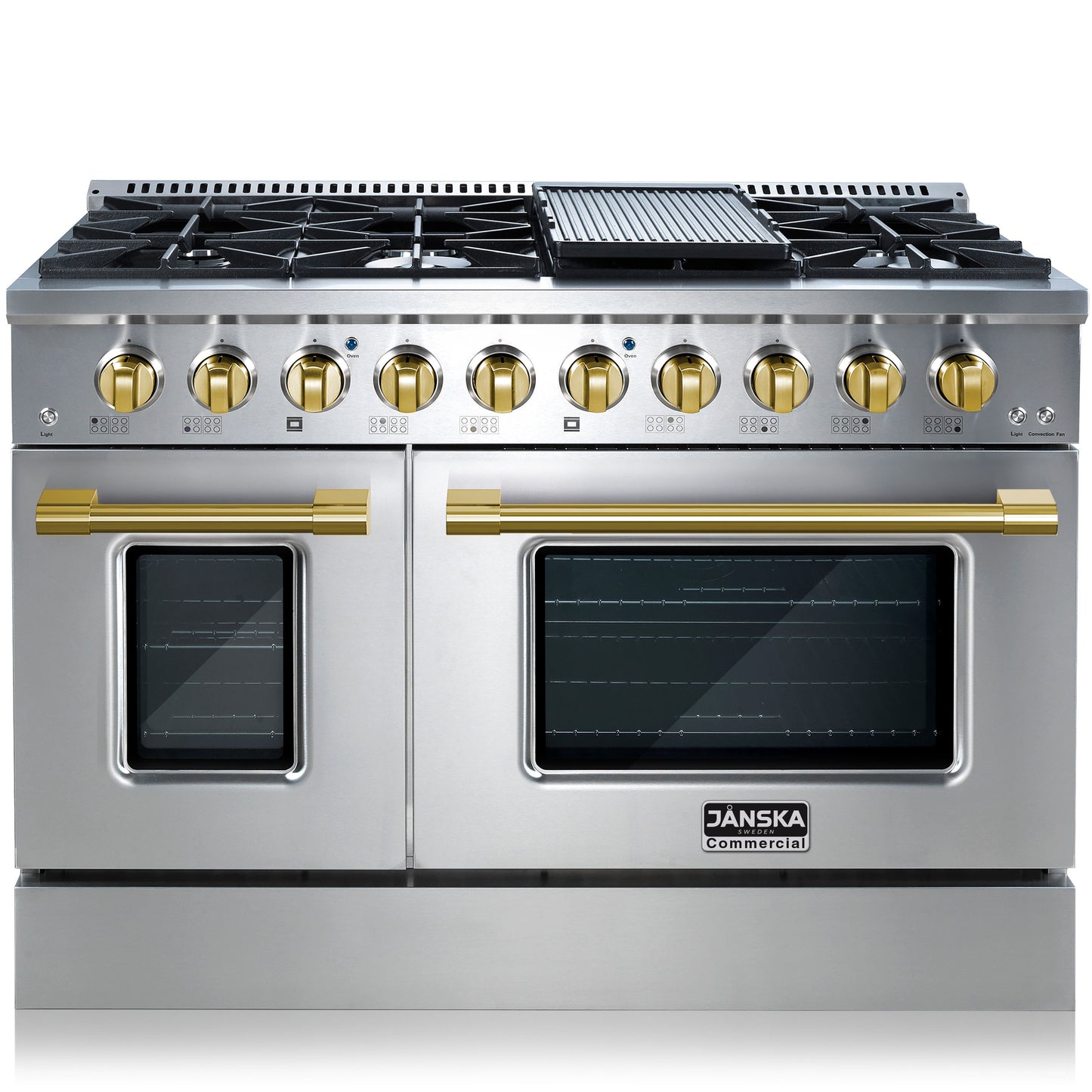 JANSKA 48 Inch Professional 8-Burner Gas Range