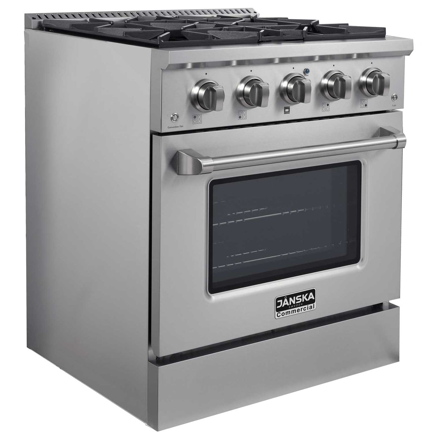 30 Inch Professional 4-Burner Gas Range