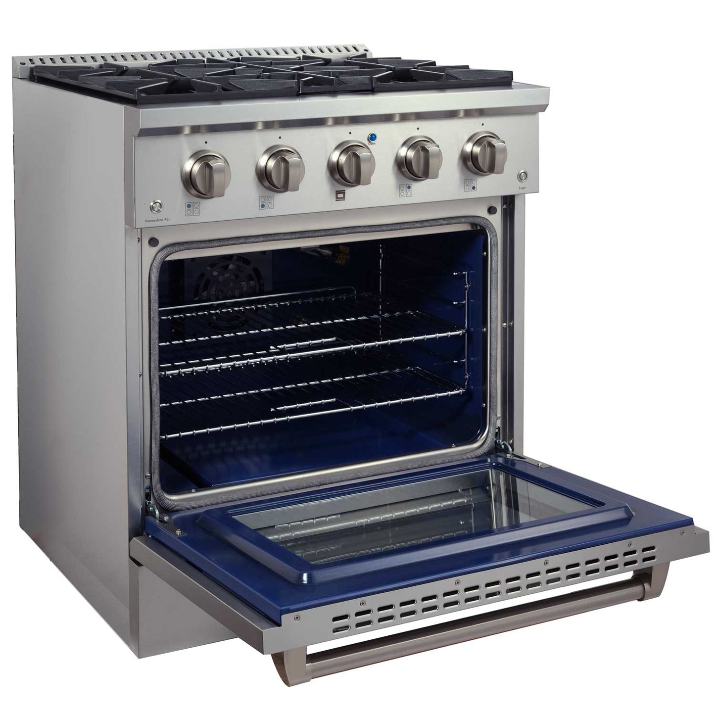 30 Inch Professional 4-Burner Gas Range