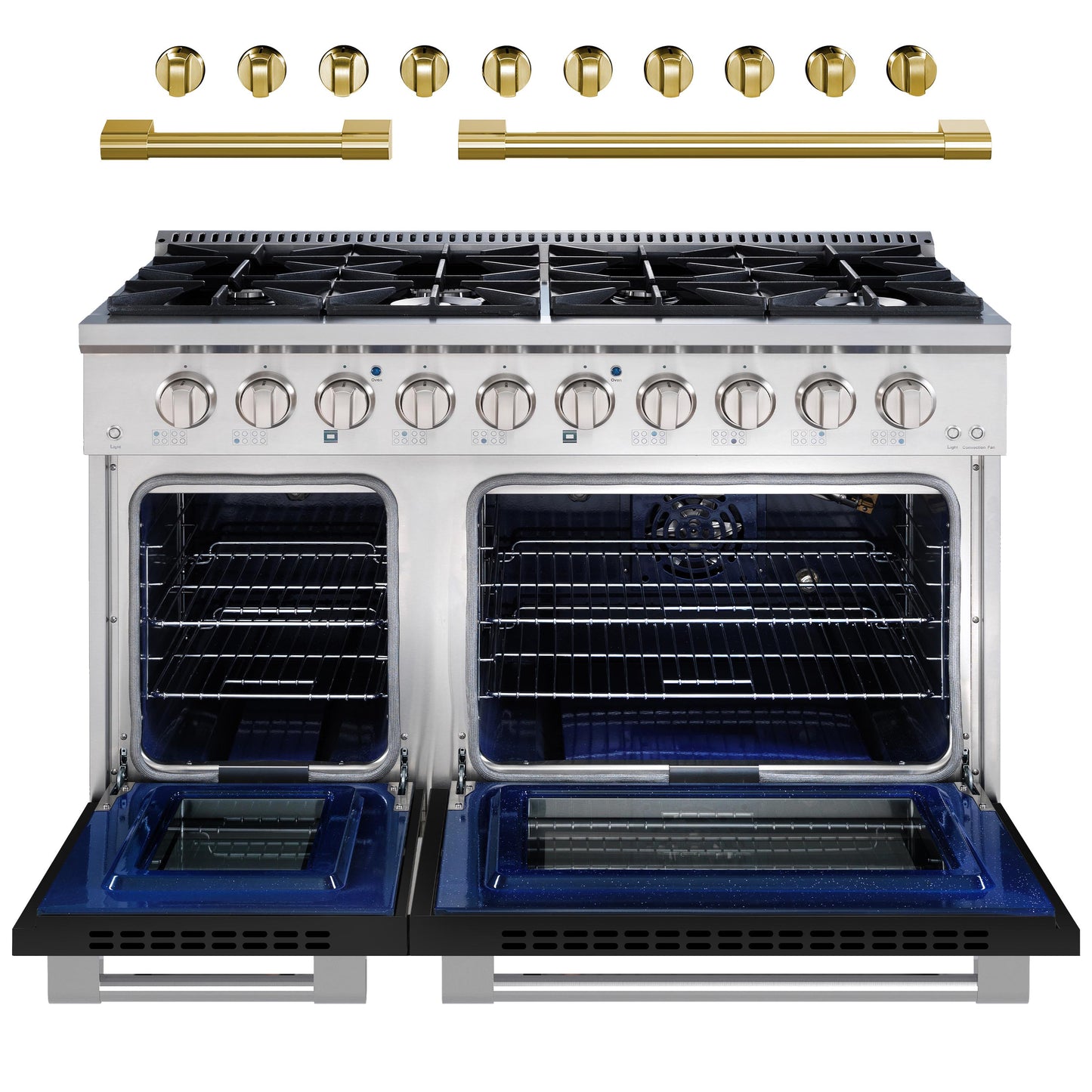 JANSKA 48 Inch Professional 8-Burner Gas Range
