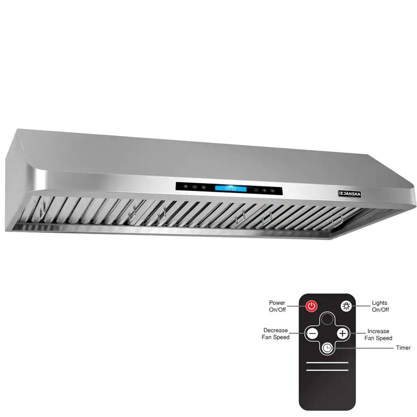 JANSKA 48 Inch Under-Cabinet Range Hood 900 CFM