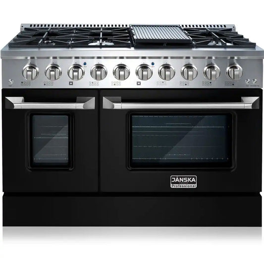 JANSKA 48 Inch Professional 8-Burner Gas Range