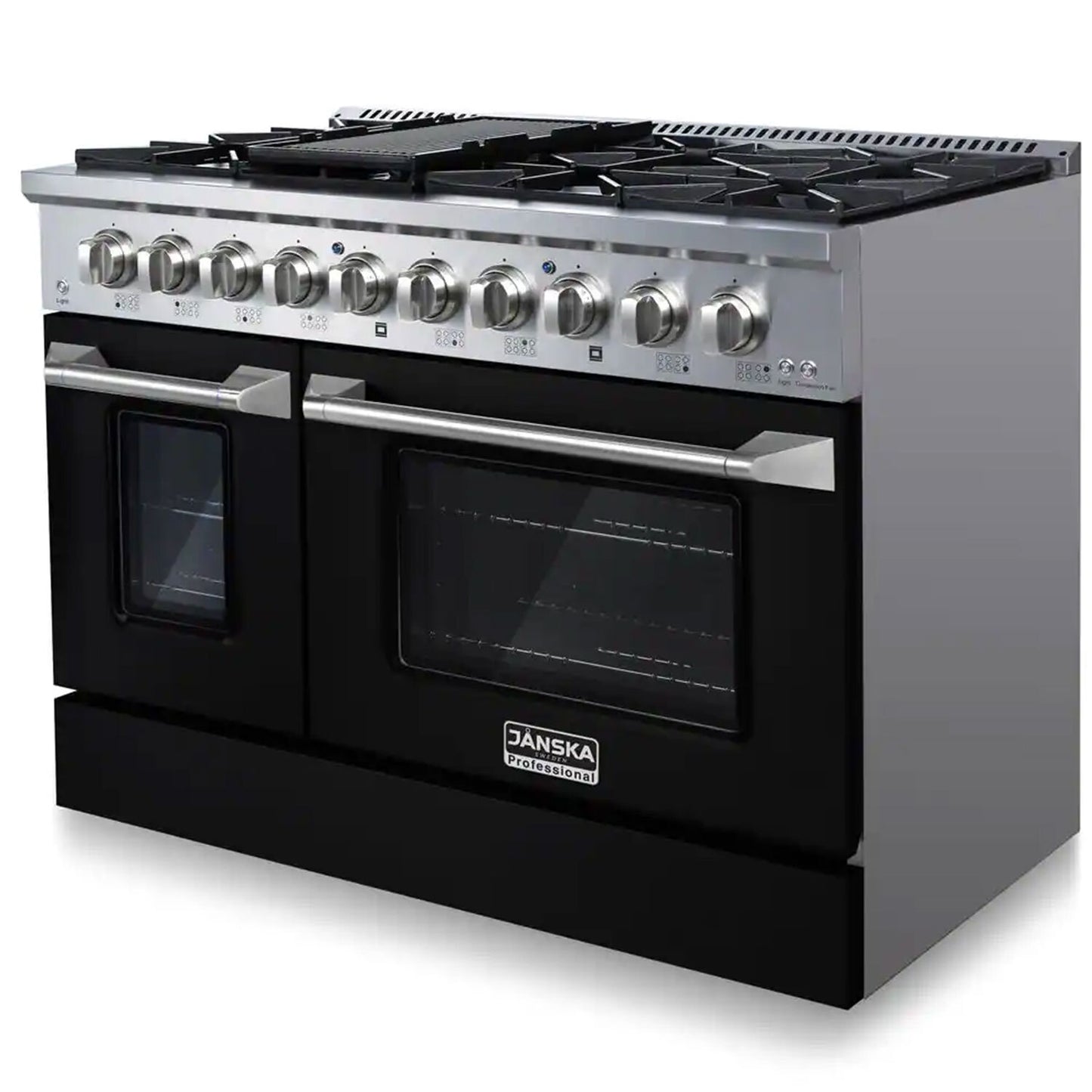 JANSKA 48 Inch Professional 8-Burner Gas Range