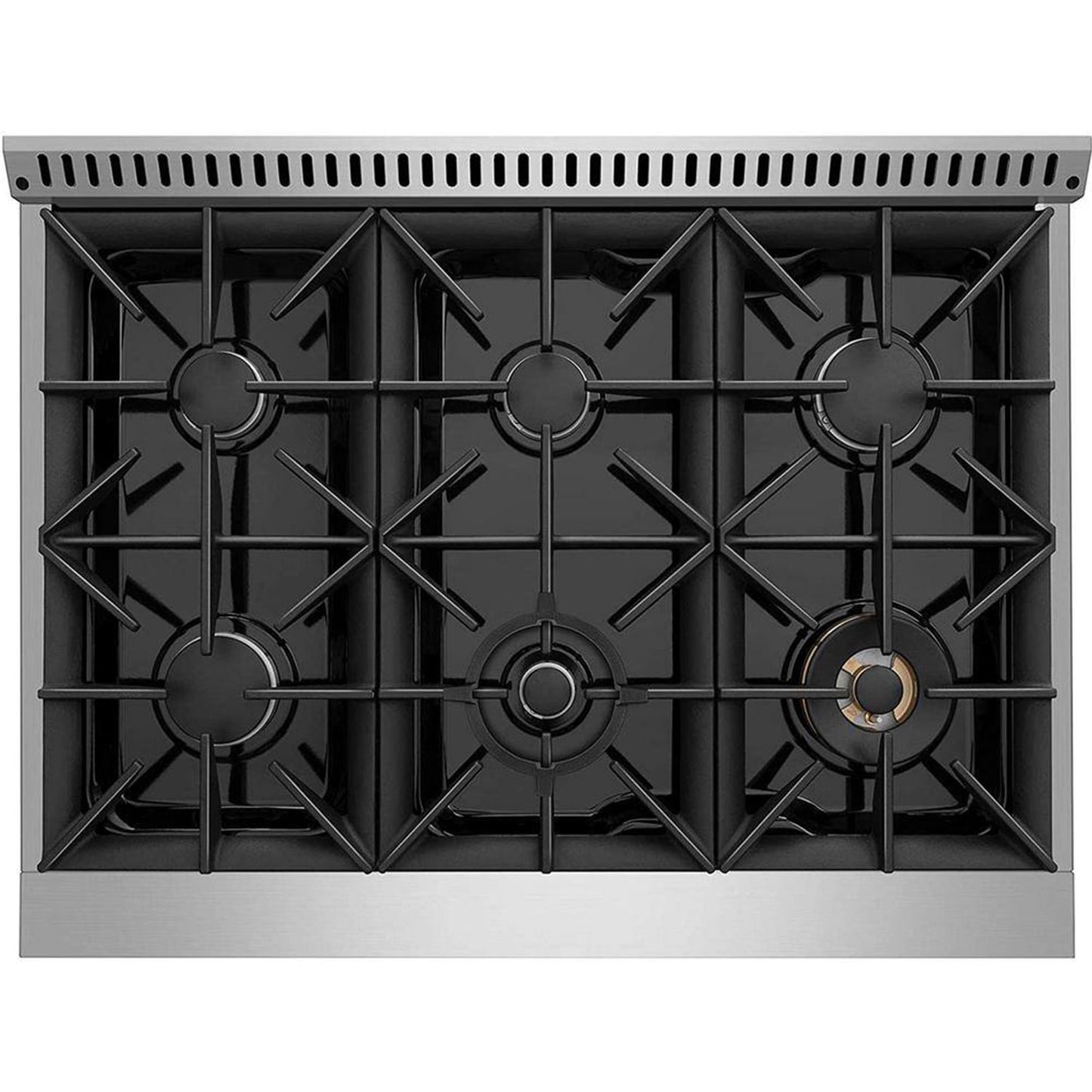 JANSKA 36 Inch Professional 6-Burner Gas Range