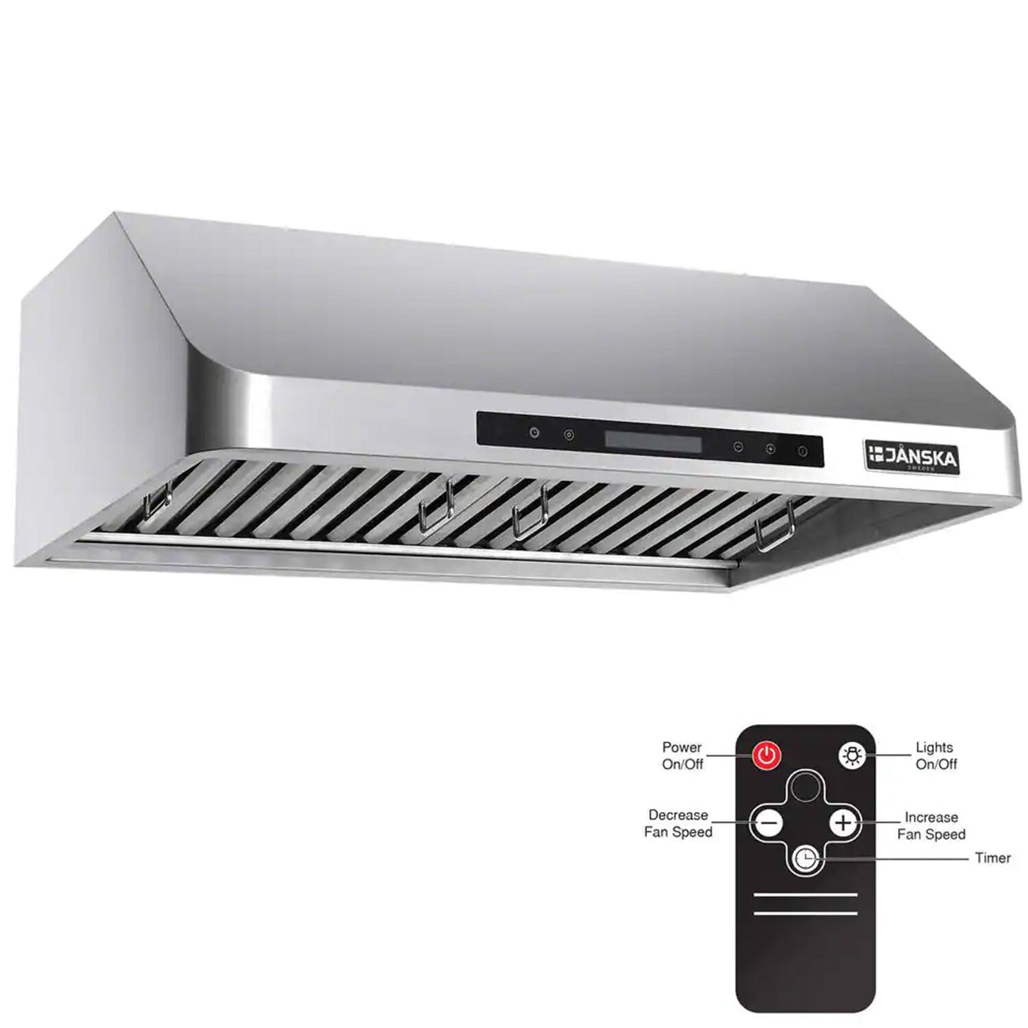 JANSKA 30 Inch Under-Cabinet Range Hood 900 CFM