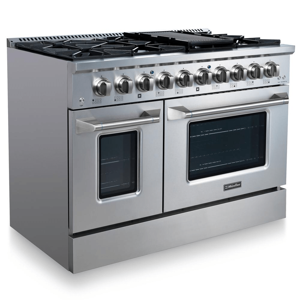 Mueller by JANSKA Professional Series 48 Inch Freestanding Gas Range