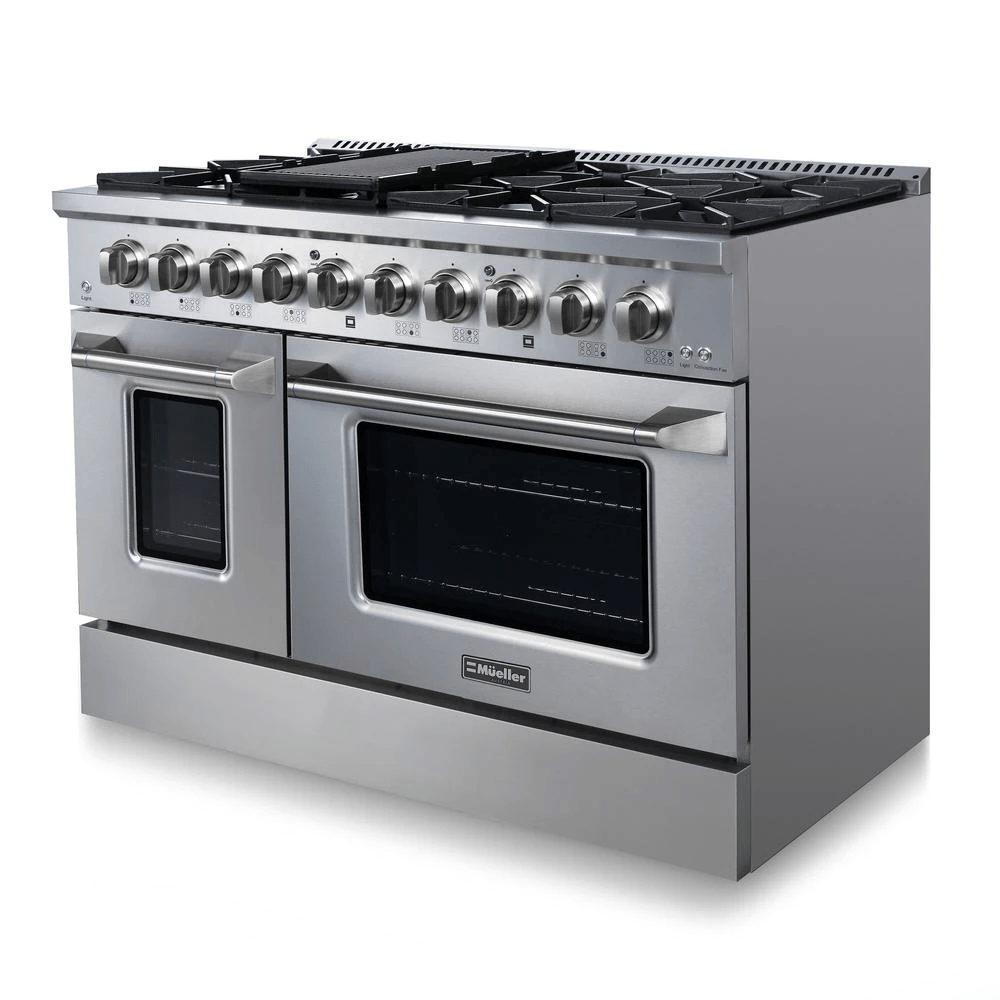 Mueller by JANSKA Professional Series 48 Inch Freestanding Gas Range