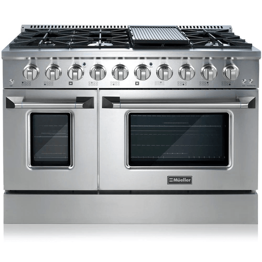 Mueller by JANSKA Professional Series 48 Inch Freestanding Gas Range