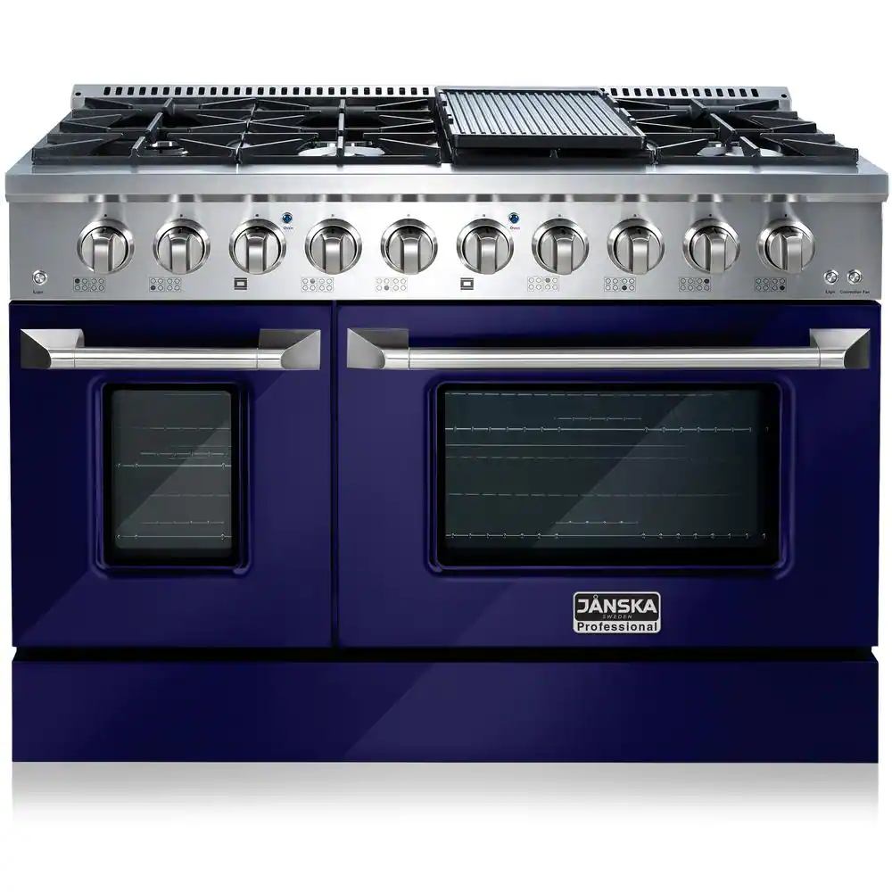 JANSKA 48 Inch Professional 8-Burner Gas Range