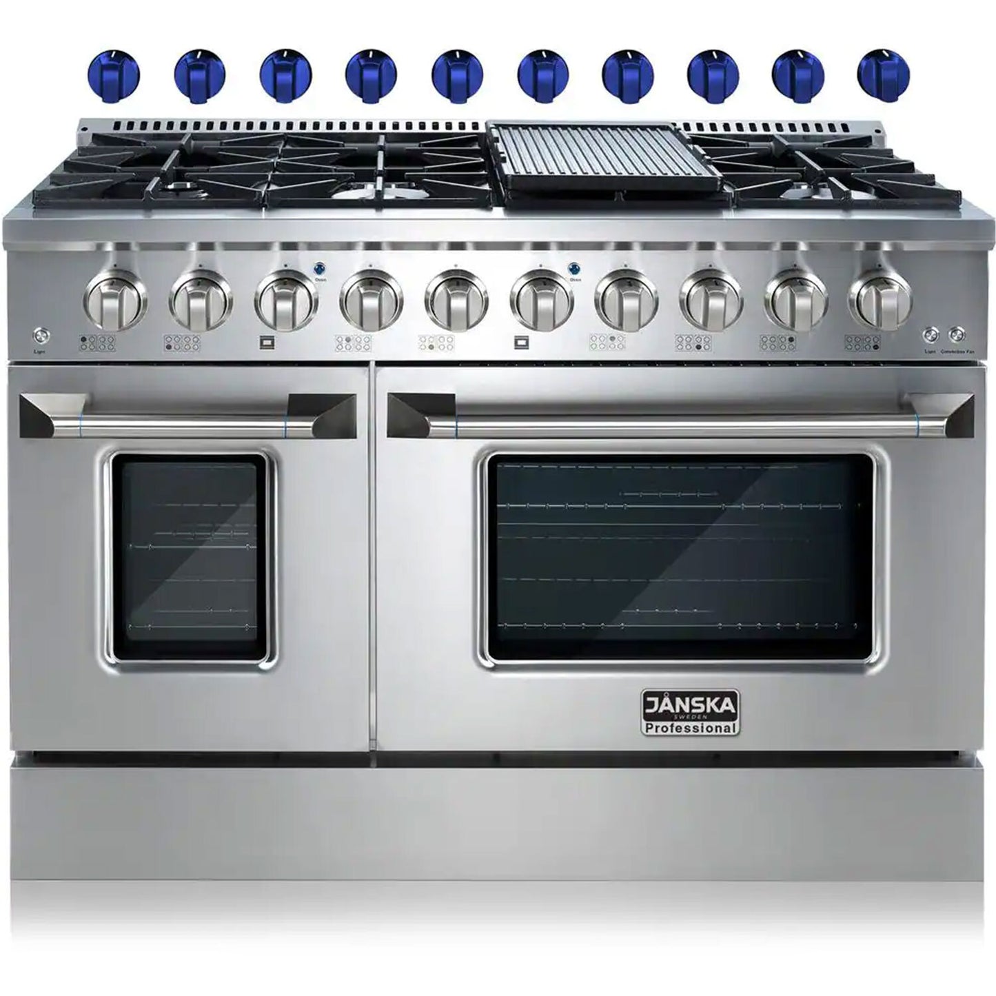 JANSKA 48 Inch Professional 8-Burner Gas Range