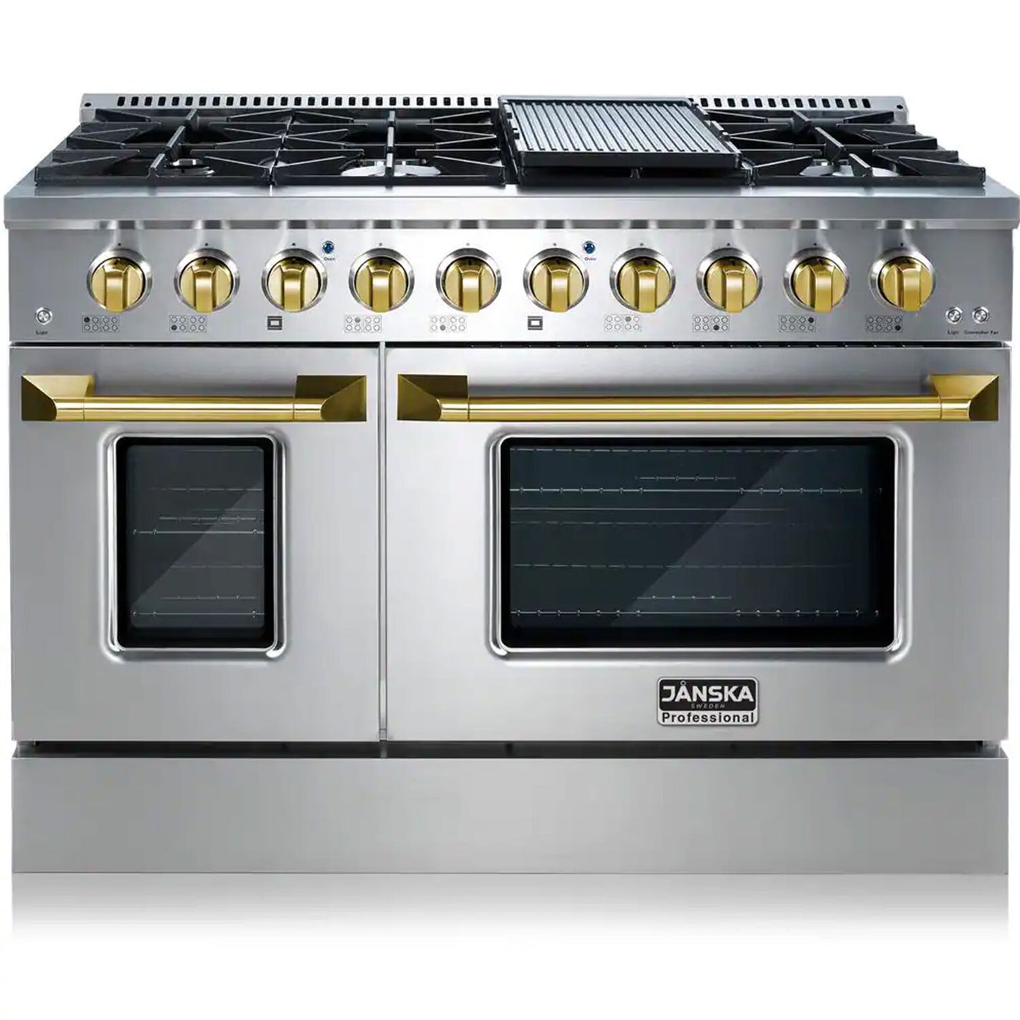 JANSKA 48 Inch Professional 8-Burner Gas Range