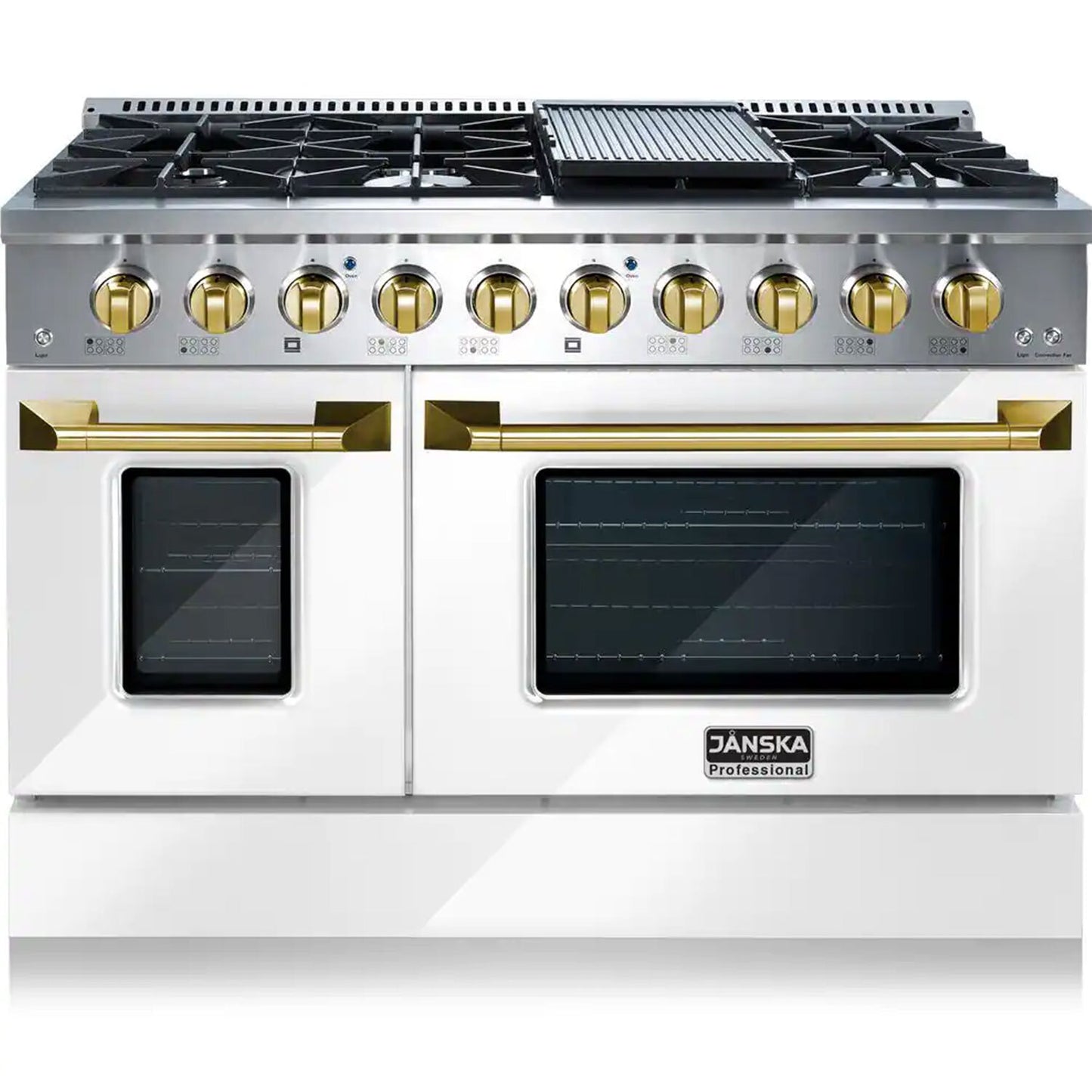 JANSKA 48 Inch Professional 8-Burner Gas Range